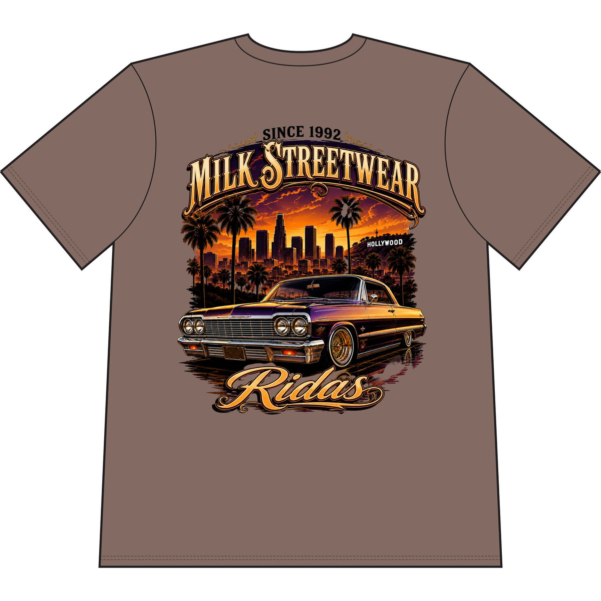 Milk Streetwear "Ridas" Graphic T-Shirt