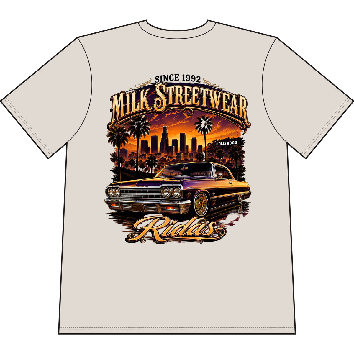 Milk Streetwear "Ridas" Graphic T-Shirt