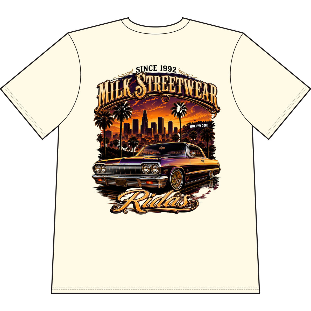 Milk Streetwear "Ridas" Graphic T-Shirt