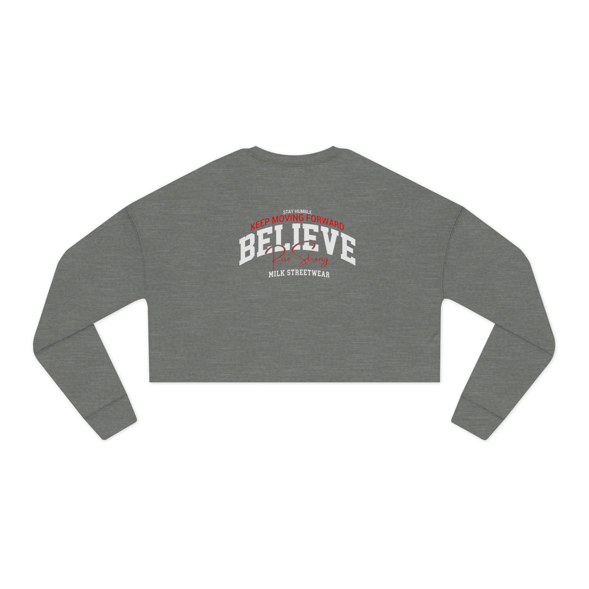 Believe' Angel Graphic, The World Is Yours Motivational Crop