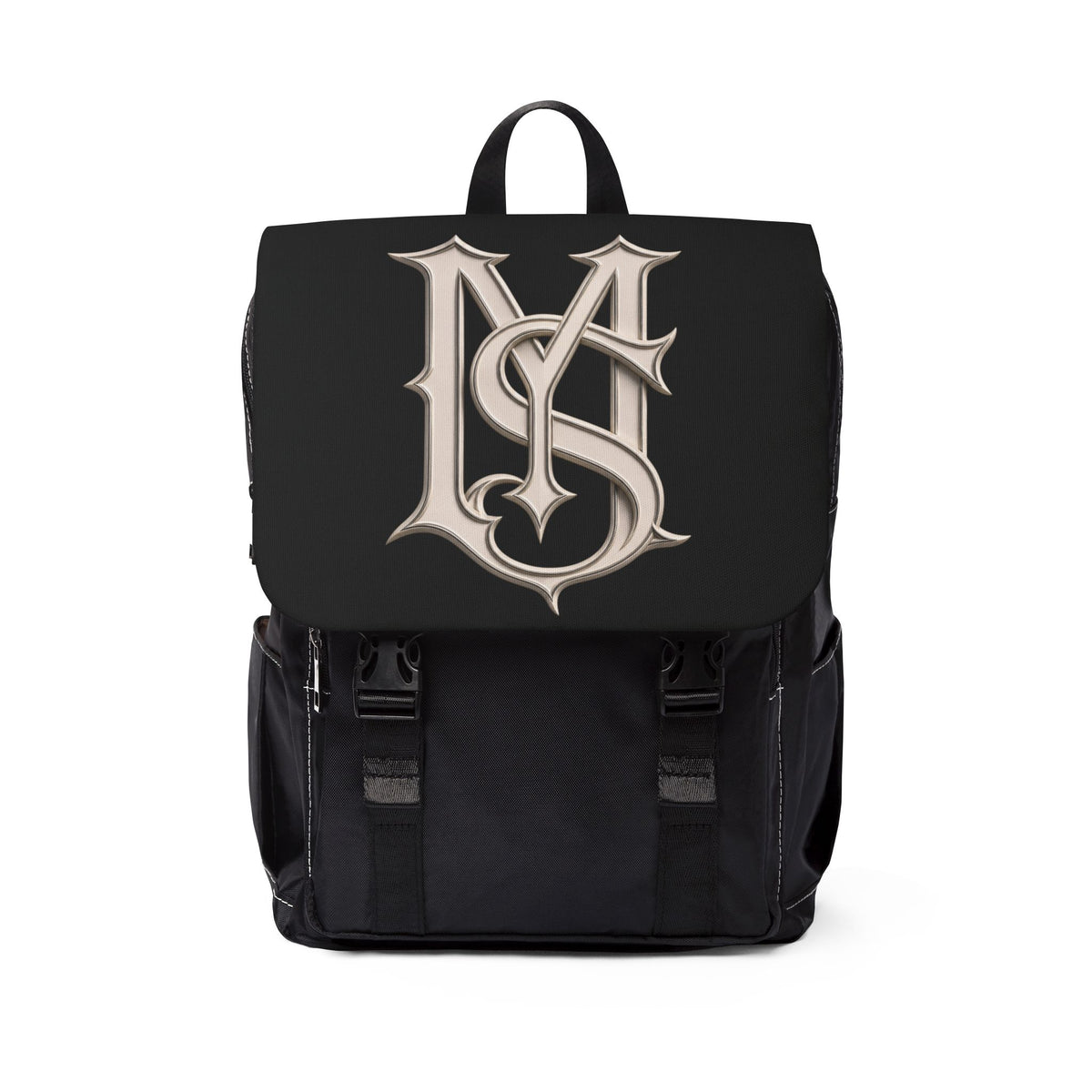 Milk Apparel Monogram Shoulder Backpack