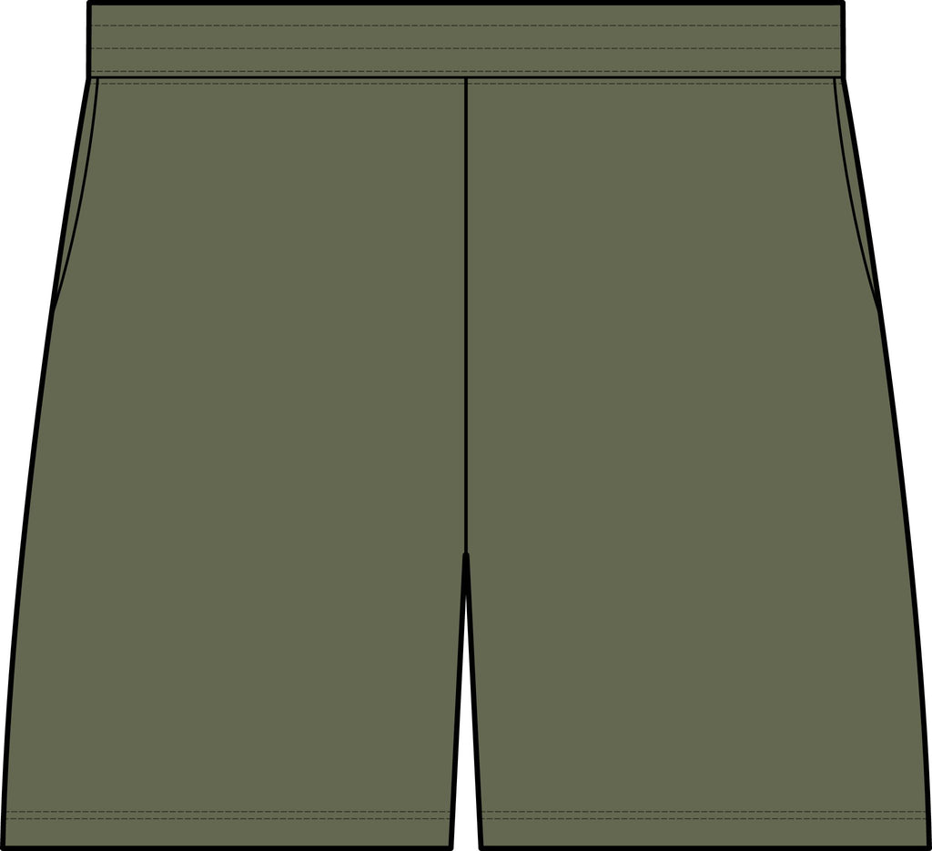 Runner Skull Gym Shorts — Black Athletic Running Shorts with Metal Band Logo