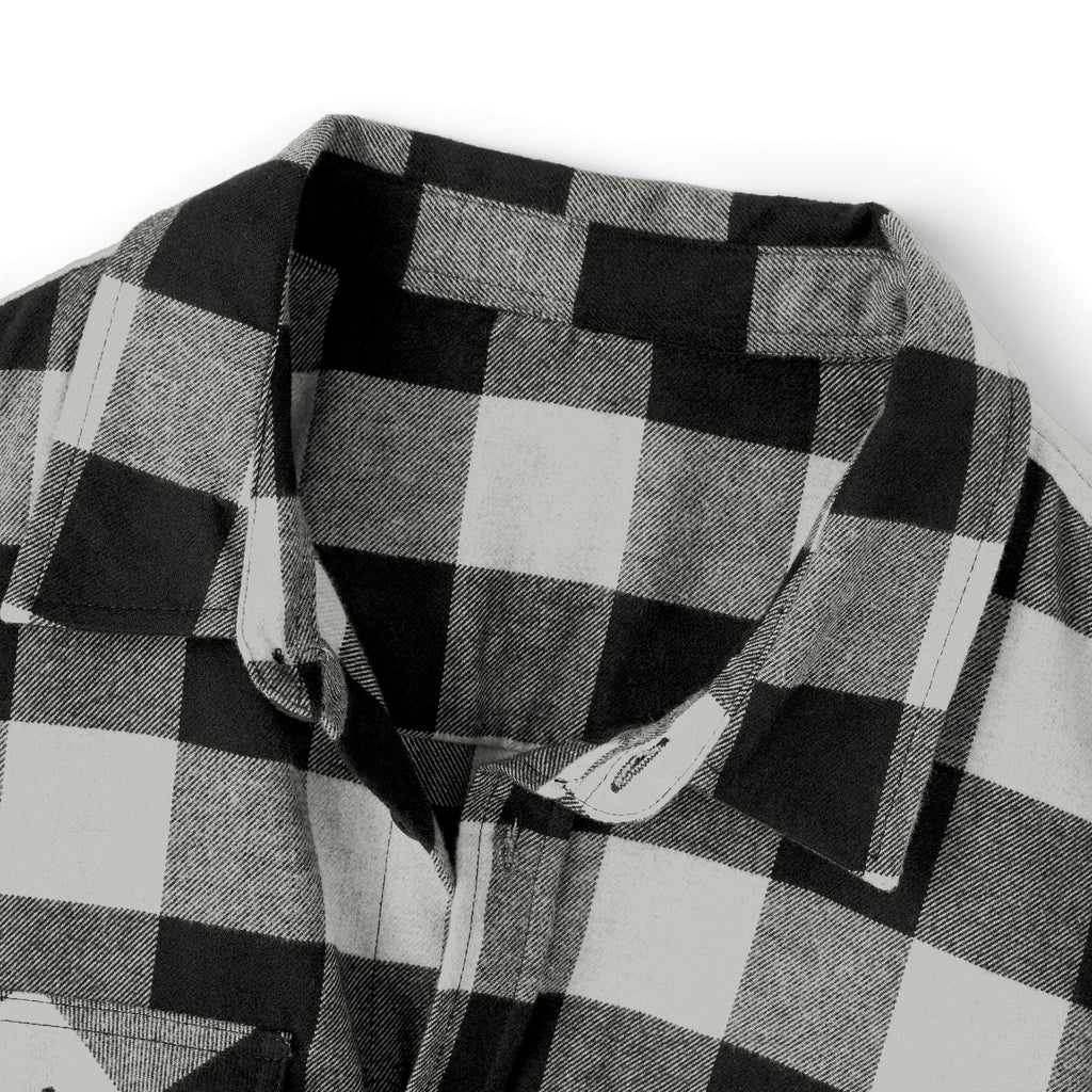 No Fear No Limits Plaid Flannel Shirt