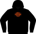 Milk Streetwear Hooded Sweatshirt – Vintage Motorcycle Graphic, “Est. 92” Chest Logo