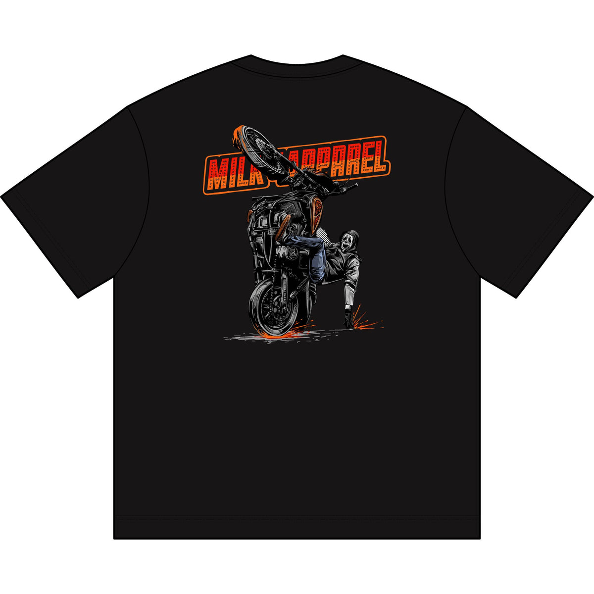 ‘Milk Apparel' Stunt Bike Graphic