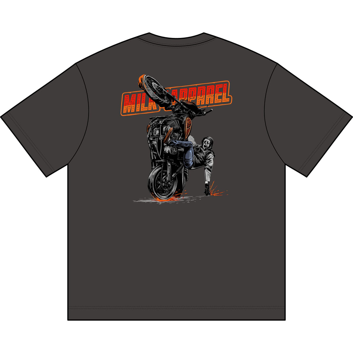 ‘Milk Apparel' Stunt Bike Graphic