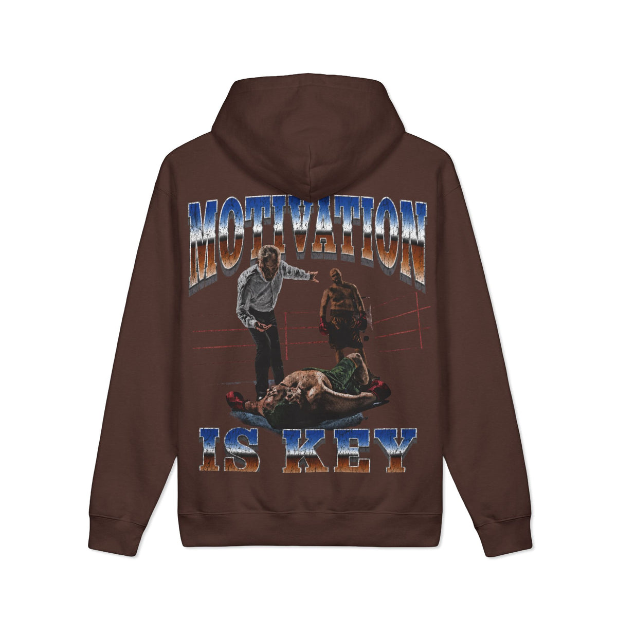 Milk Heavyweight - "Motivation Is Key" Graphic Streetwear Hoodie