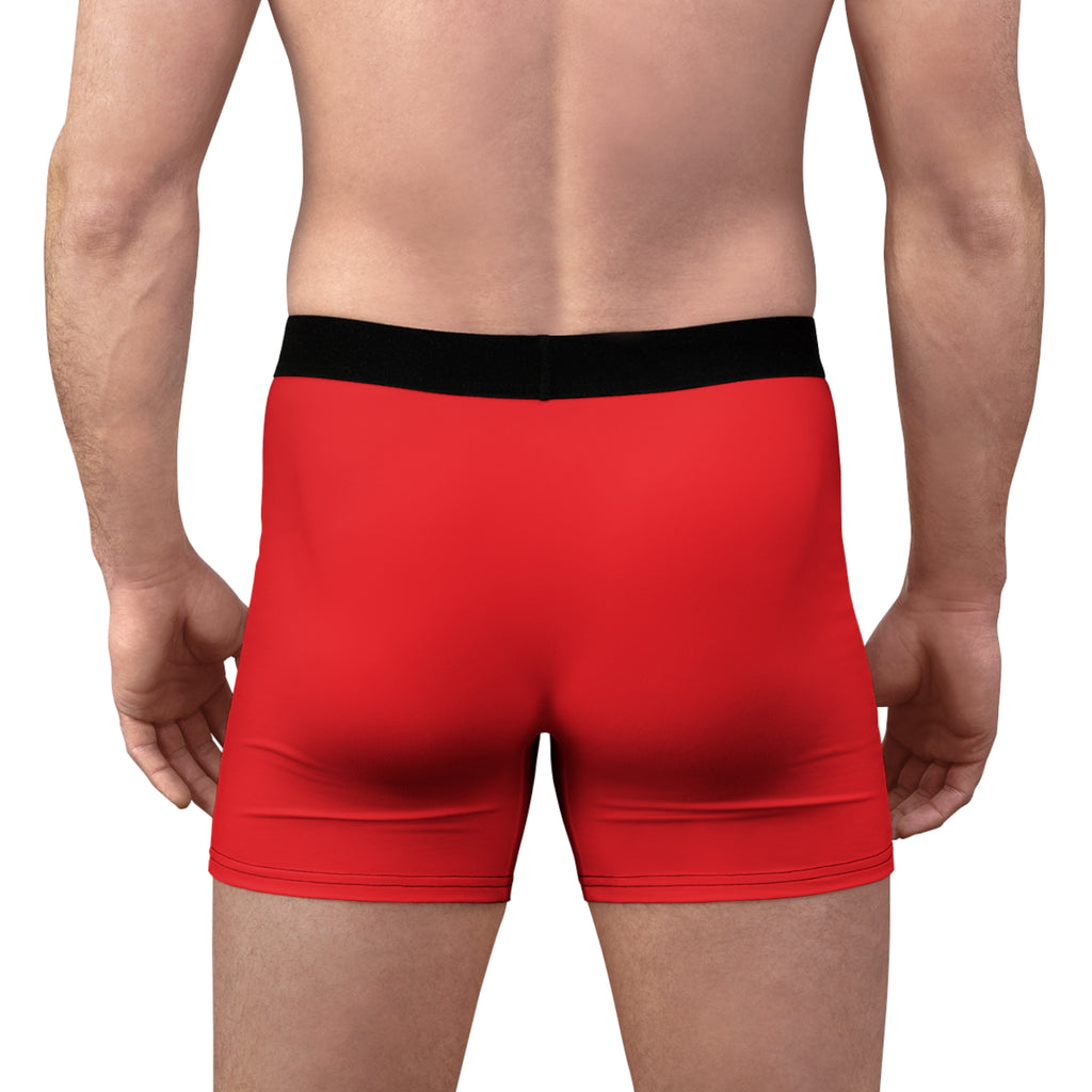 Boxer Briefs — Red Streetwear "Milk" Graphic
