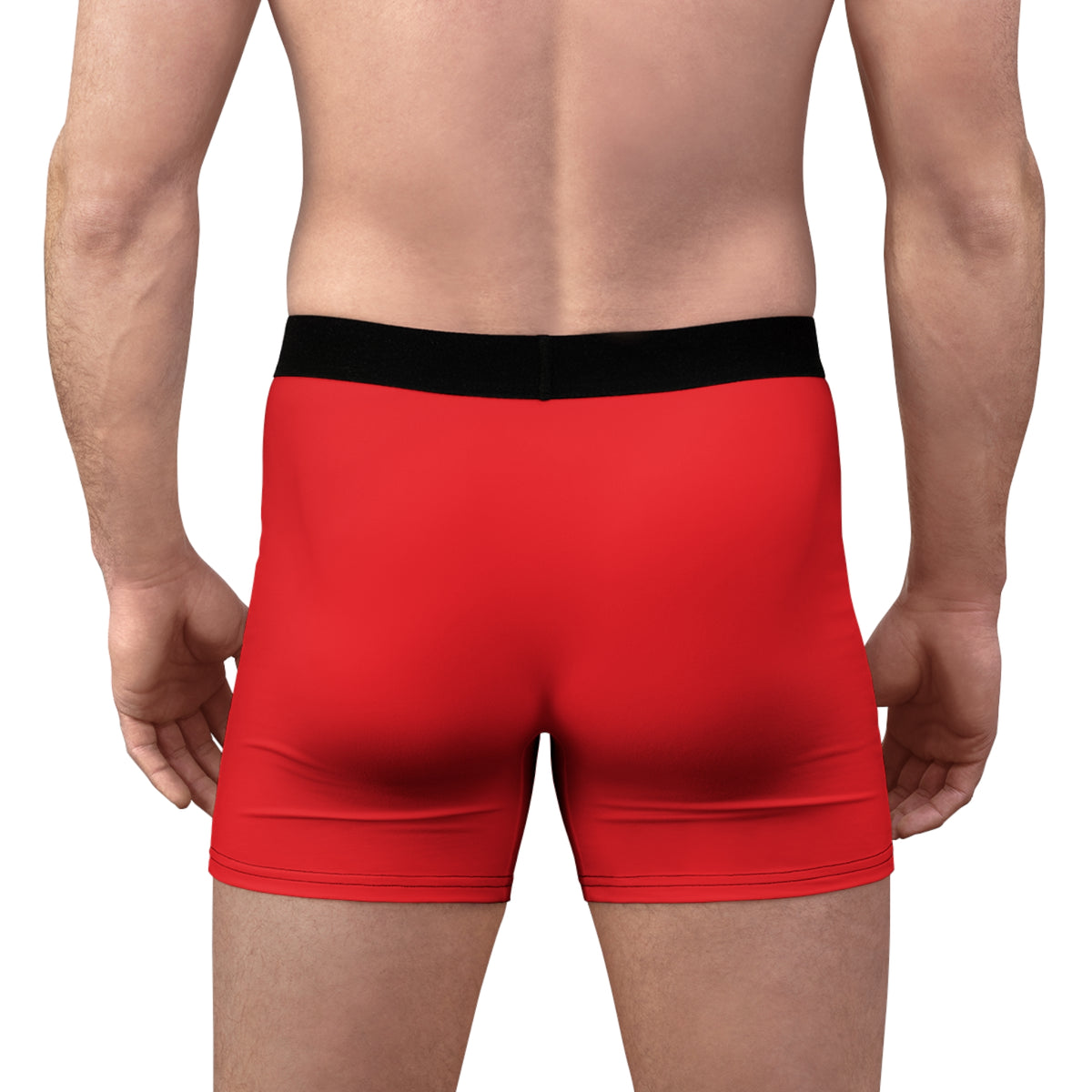 Boxer Briefs — Red Streetwear "Milk" Graphic
