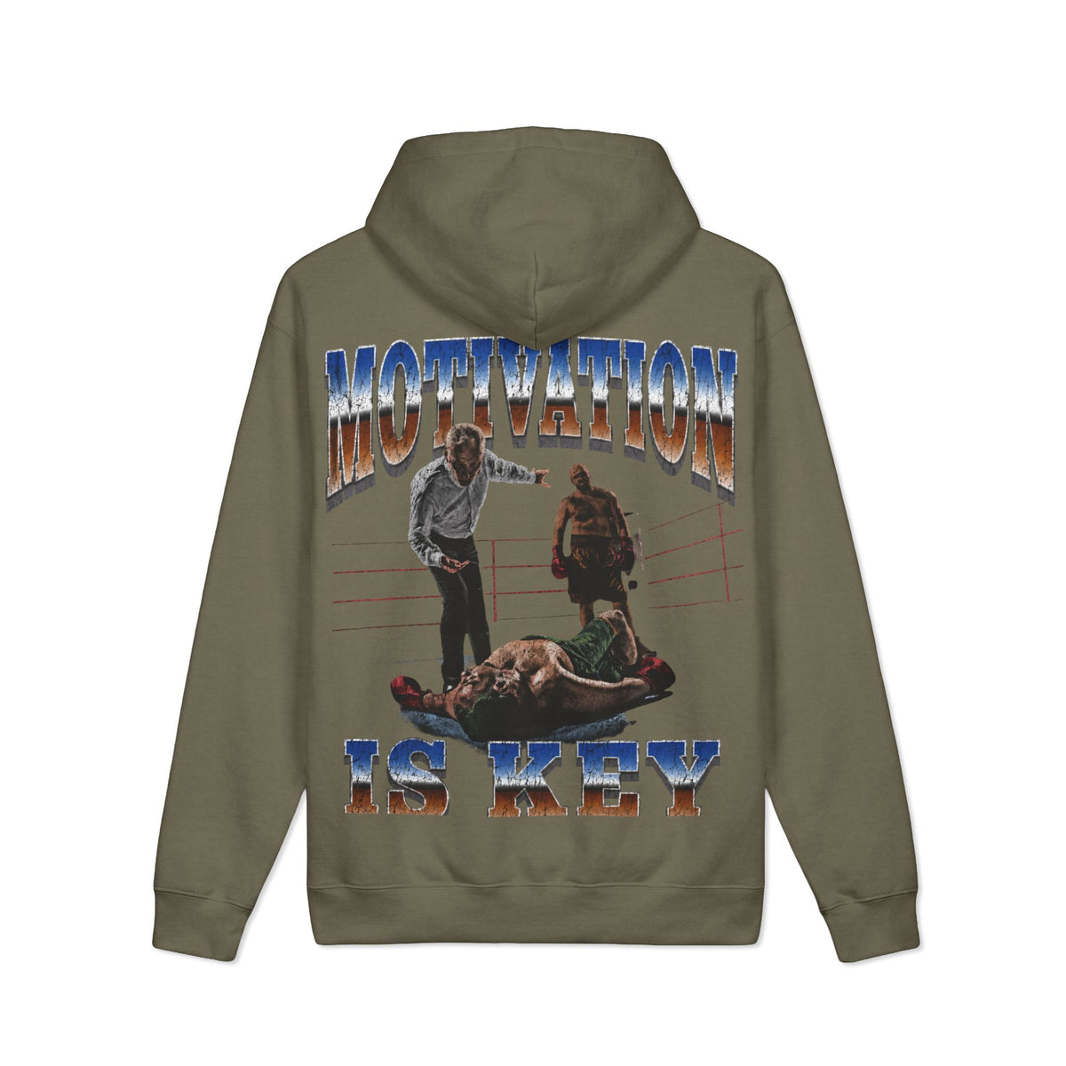 Milk Heavyweight - "Motivation Is Key" Graphic Streetwear Hoodie