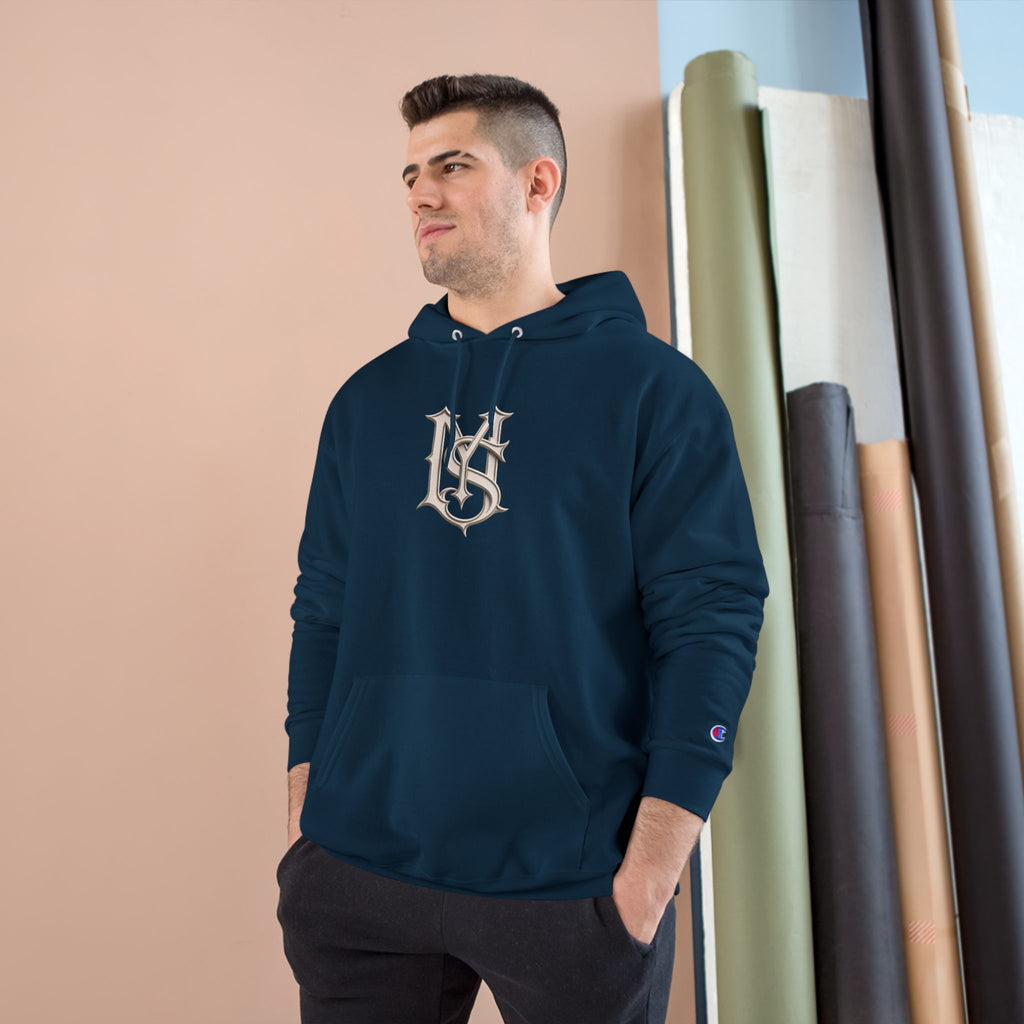 Built Different Hoodie — Retro Script Streetwear Champion Hooded Sweatshirt