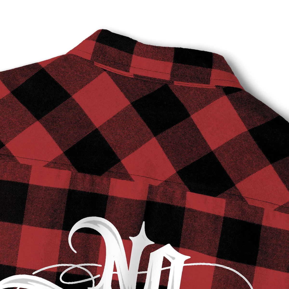 No Fear No Limits Plaid Flannel Shirt