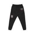 Embroidered Black Joggers with Milk Apparel — Cozy Streetwear Sweatpants