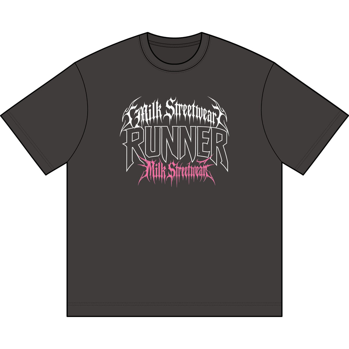 Mens Box Tee — 'Runner' Graphic Tee
