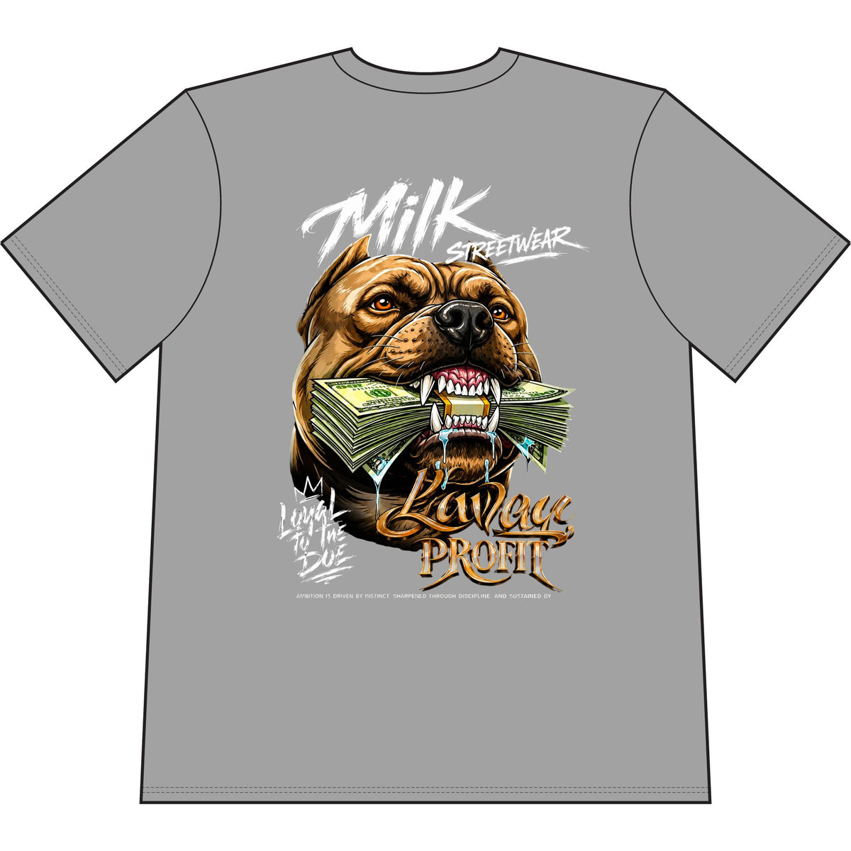 Bulldog Money Tee — Savage Profit Graphic T-Shirt