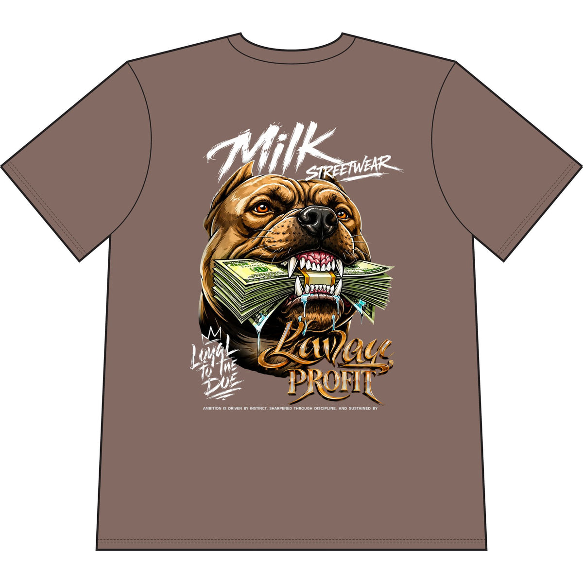 Bulldog Money Tee — Savage Profit Graphic T-Shirt