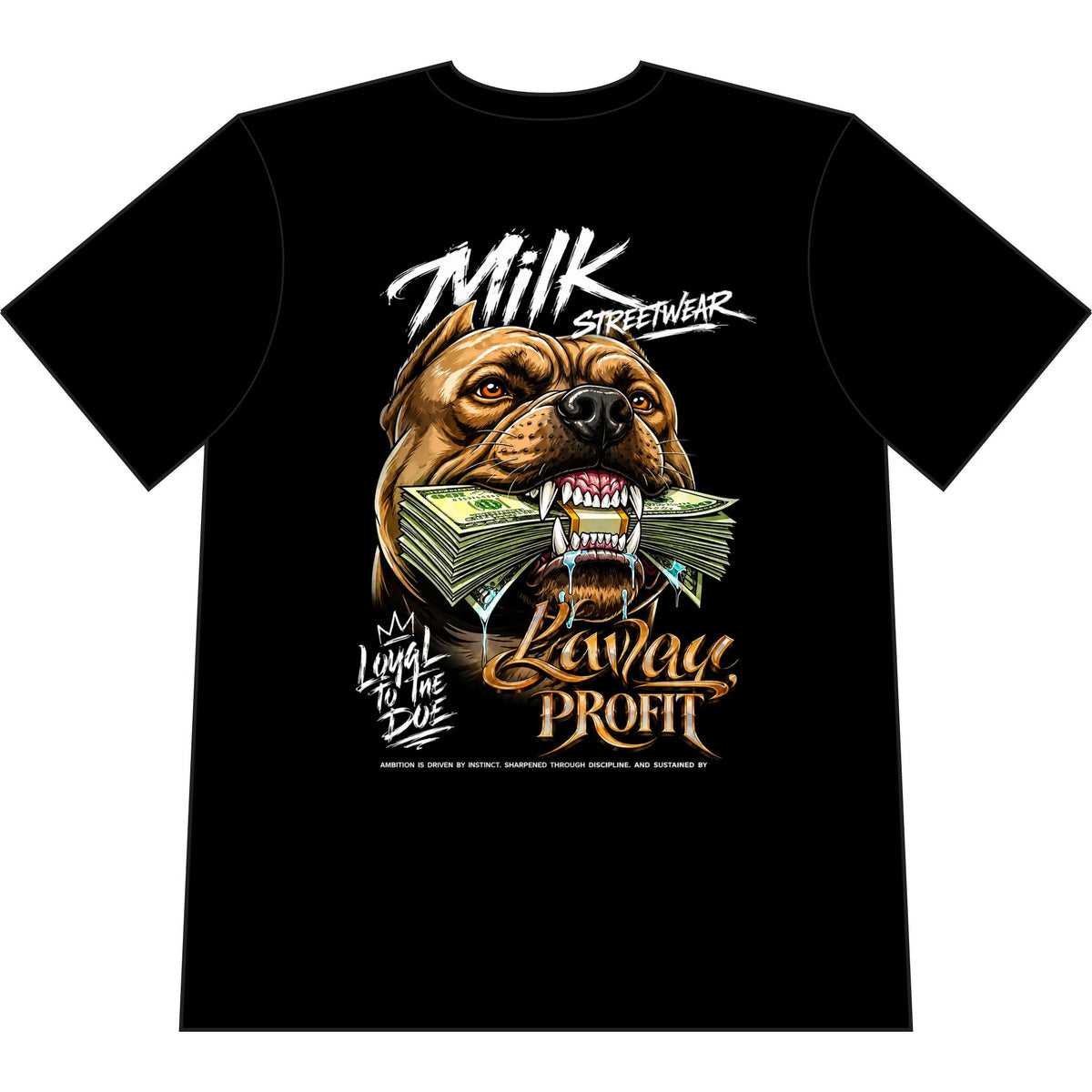 Bulldog Money Tee — Savage Profit Graphic T-Shirt