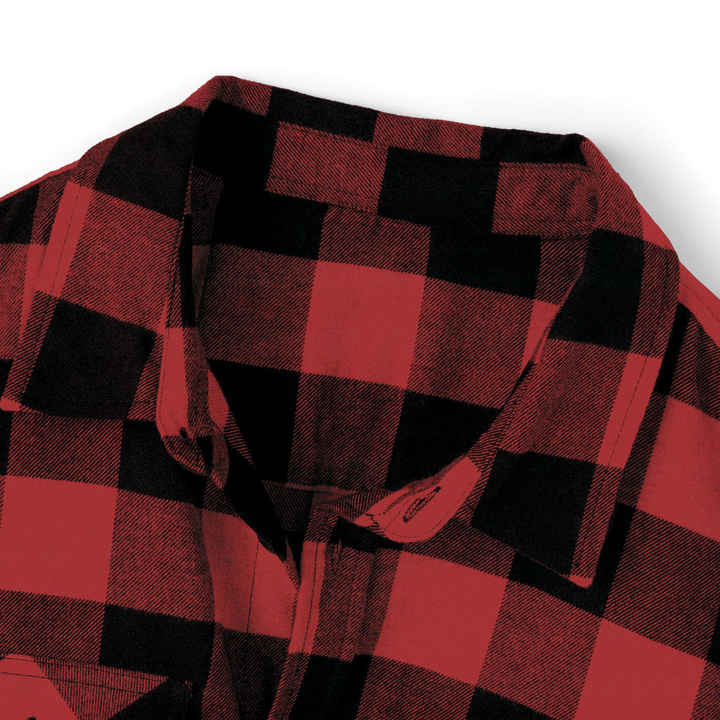 No Fear No Limits Plaid Flannel Shirt