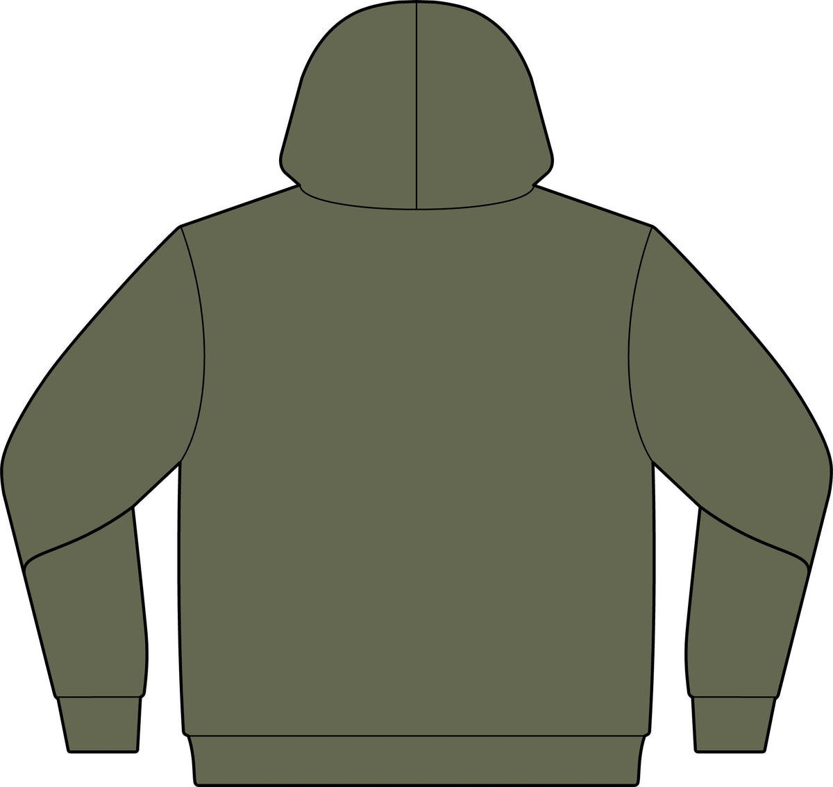 Runner Streetwear Hoodie — 'Milk Streetwear' Graphic Pullover