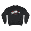 Milk Believe Champion Sweatshirt – 'Keep Moving Forward' Retro Streetwear Crewneck