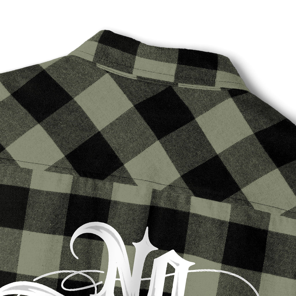 No Fear No Limits Plaid Flannel Shirt