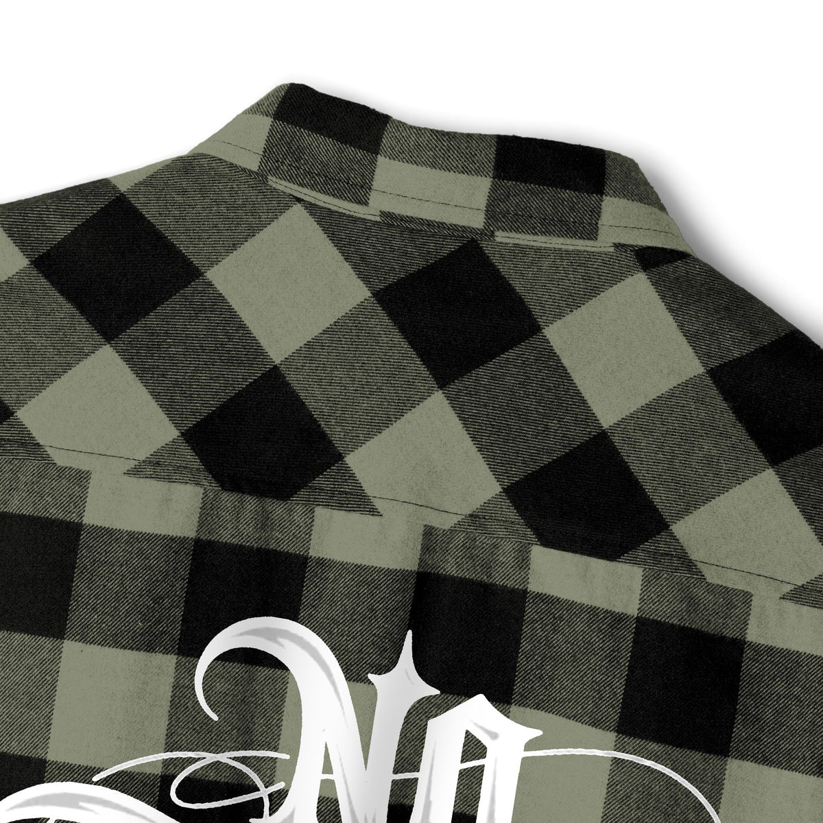 No Fear No Limits Plaid Flannel Shirt
