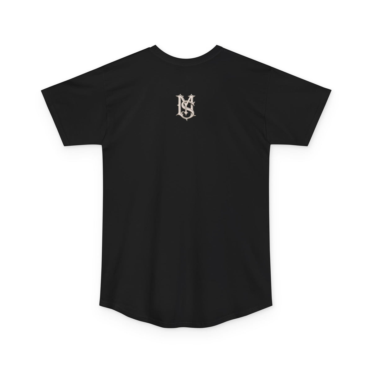 MILK Apparel Wolf Logo Longline Tee — Urban Streetwear Graphic T-Shirt