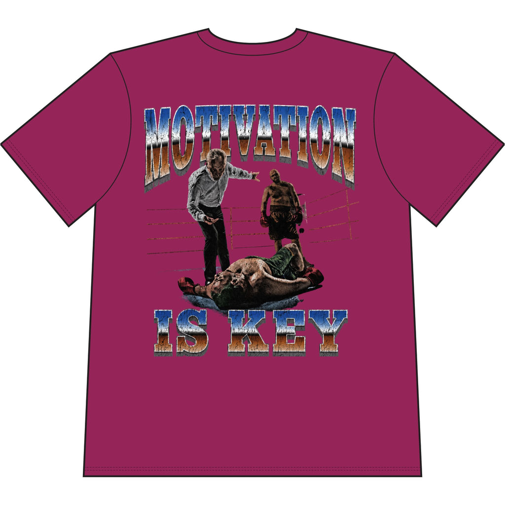 The World Is Yours Graphic T-Shirt — 'Motivation Is Key' Vintage Angel Tee