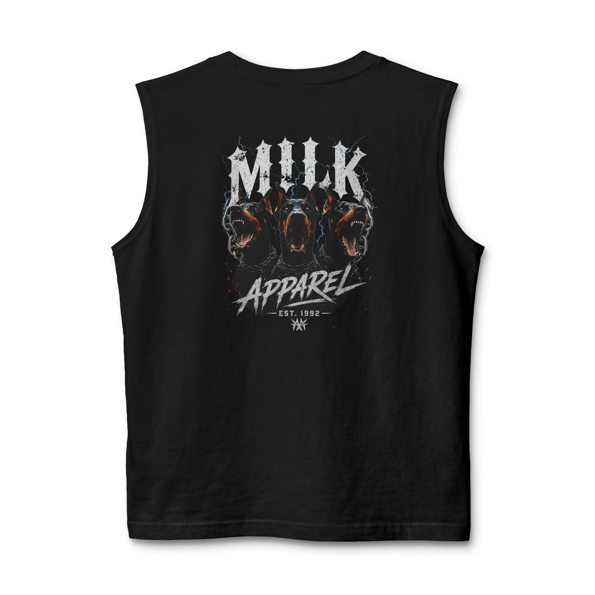 Built Different Muscle Tank — 'Milk Apparel' Graphic Tank Top