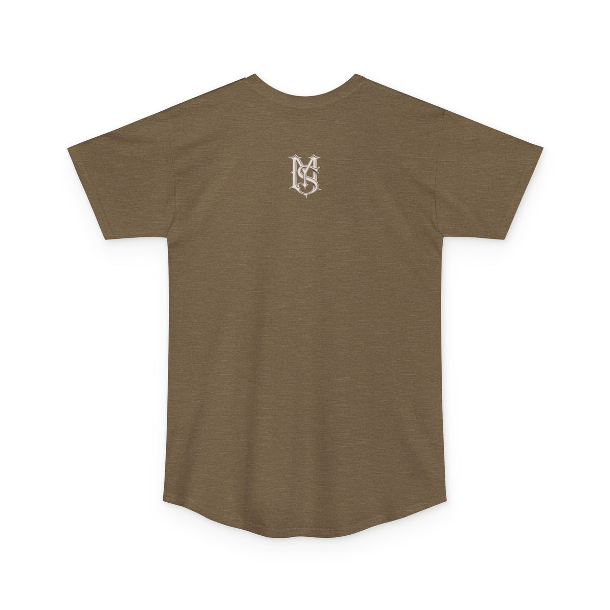 MILK Apparel Wolf Logo Longline Tee — Urban Streetwear Graphic T-Shirt