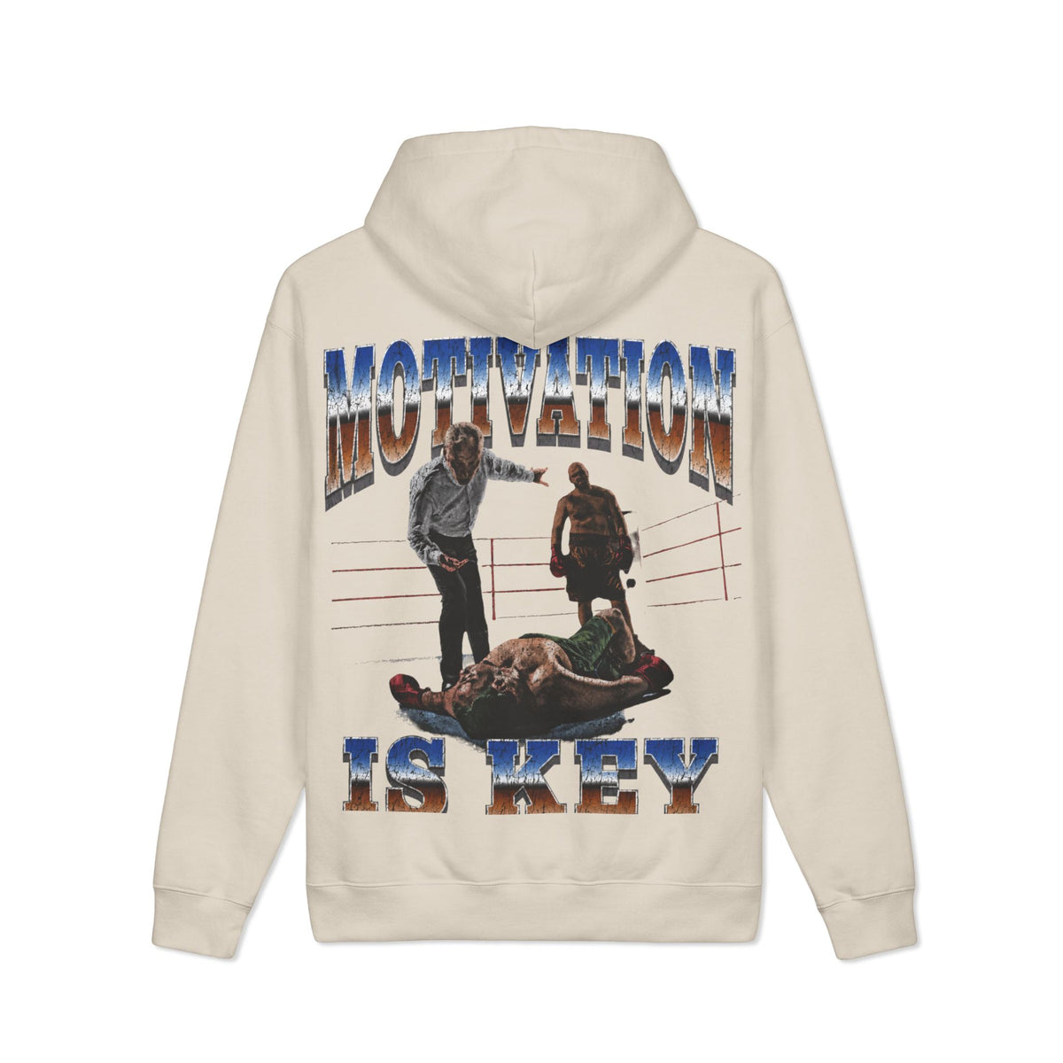 Milk Heavyweight - "Motivation Is Key" Graphic Streetwear Hoodie