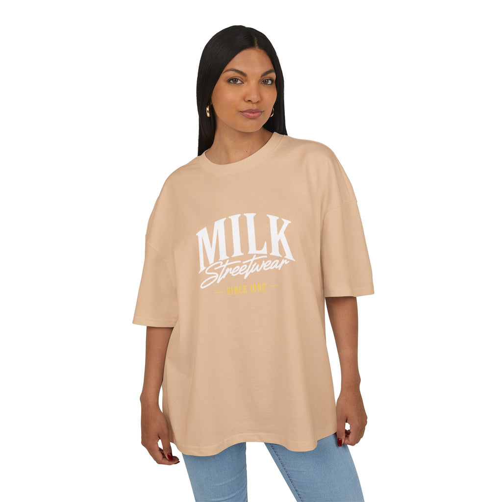 Copy of Milk Streetwear Graphic Tee — 'Milk Streetwear Since 1992' Vintage Logo & Angel Back Design