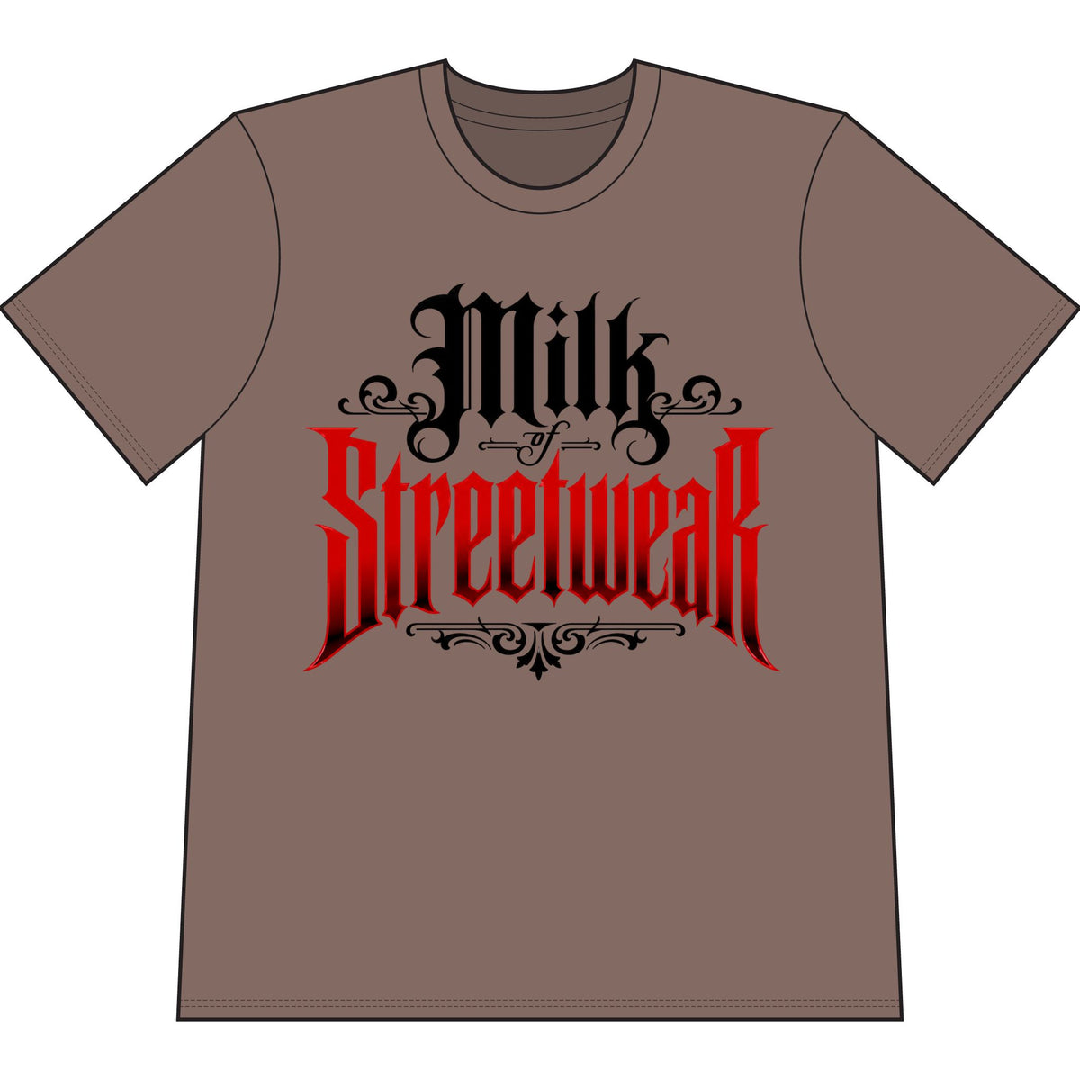 Milk Streetwear "Ridas" Graphic T-Shirt