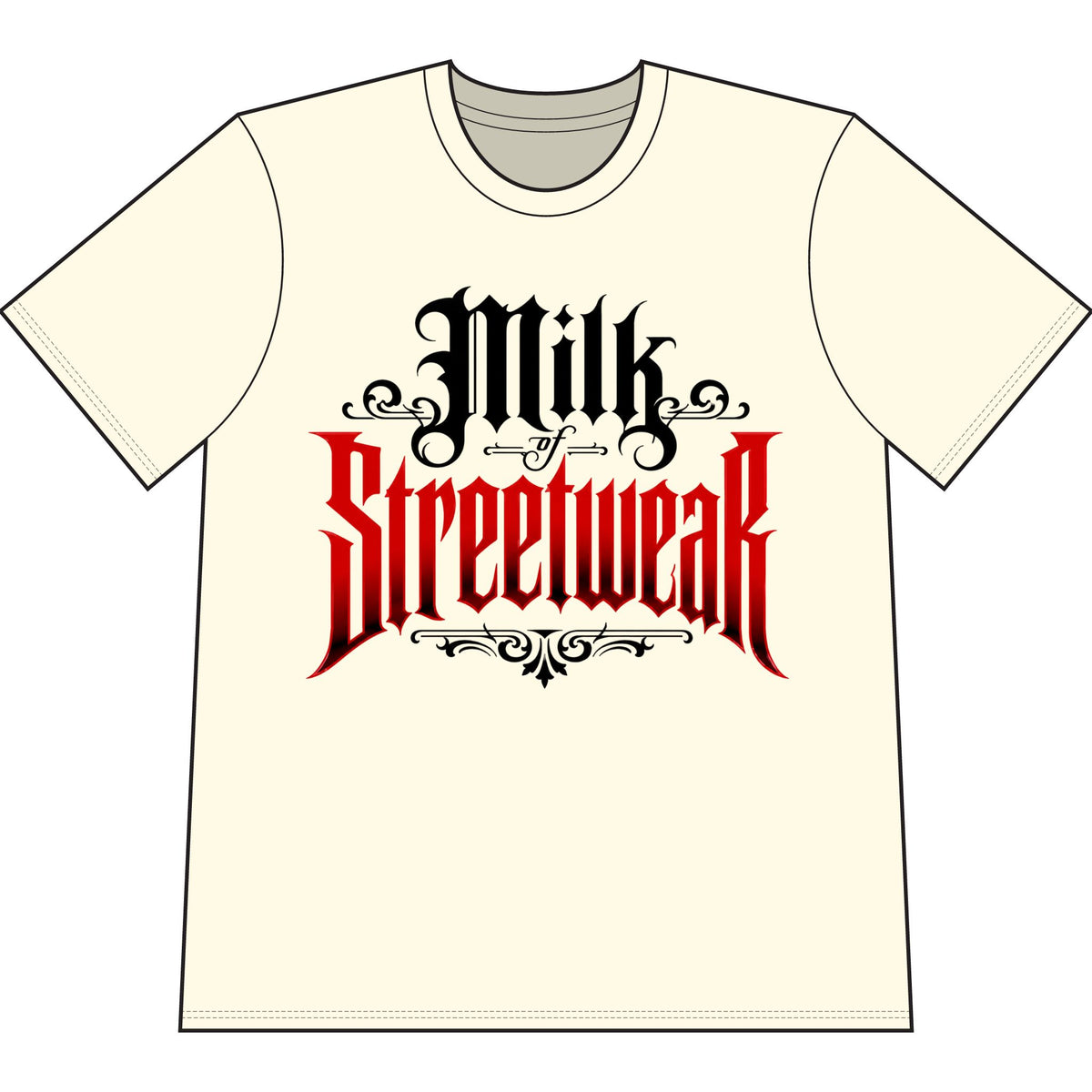 Milk Streetwear "Ridas" Graphic T-Shirt
