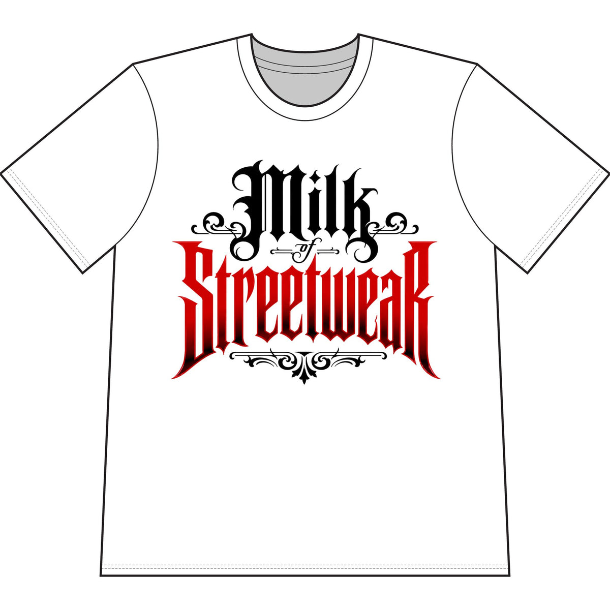 Milk Streetwear "Ridas" Graphic T-Shirt
