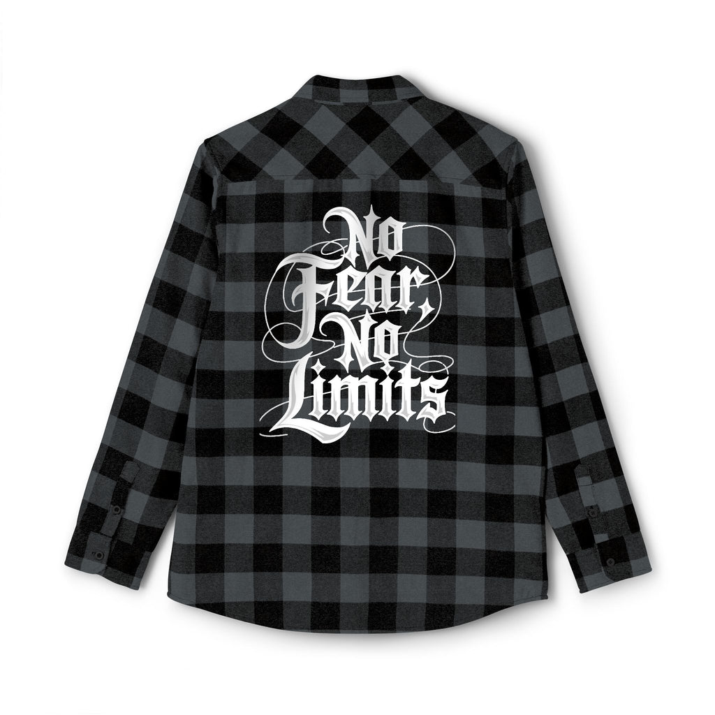 No Fear No Limits Plaid Flannel Shirt