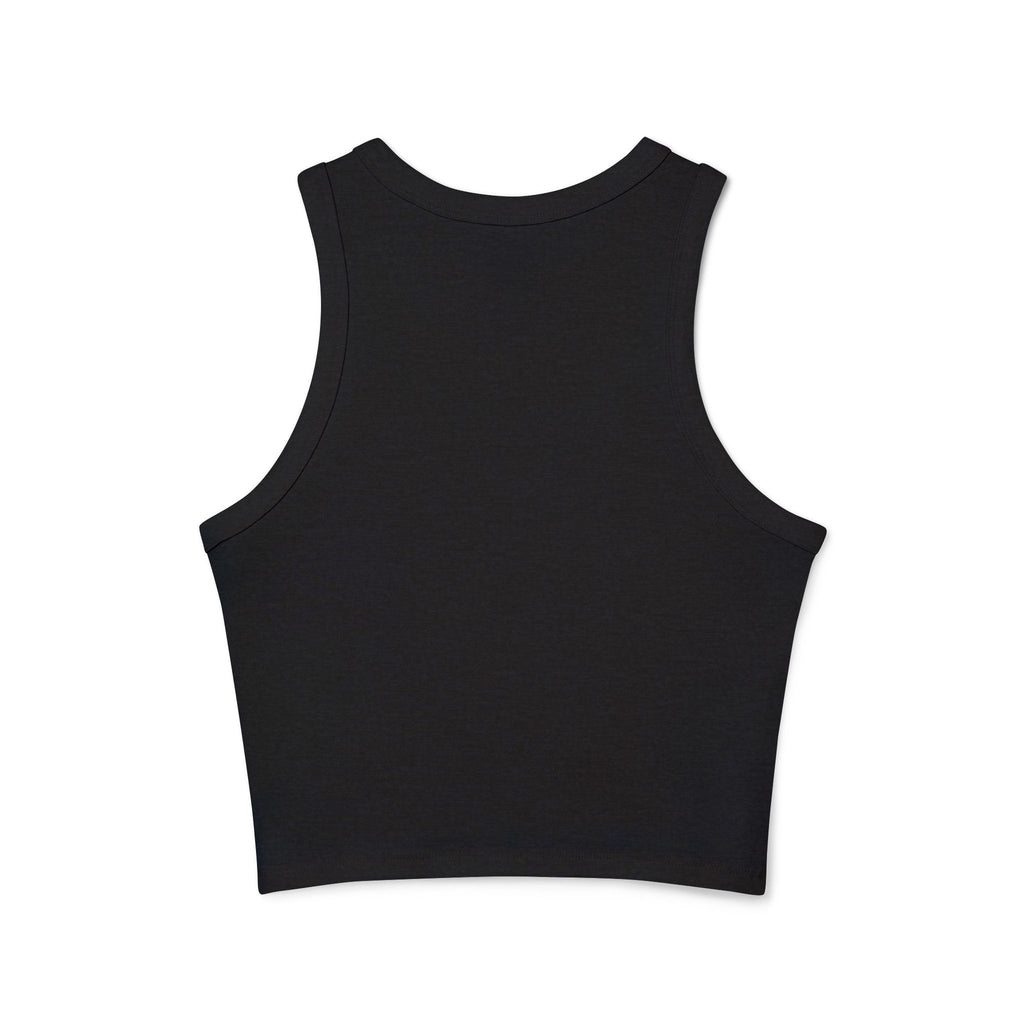 Milk Streetwear Racer Tank Top – Graphic Crop Tank with “MILK” Script