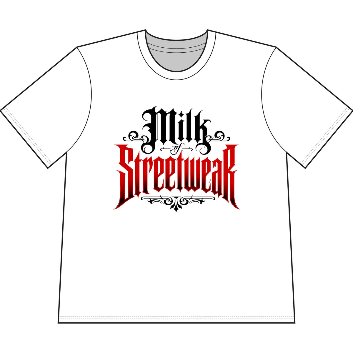 Streetwear Skull Nun Graphic Tee — "Milk Streetwear" Oversized Cropped T‑Shirt