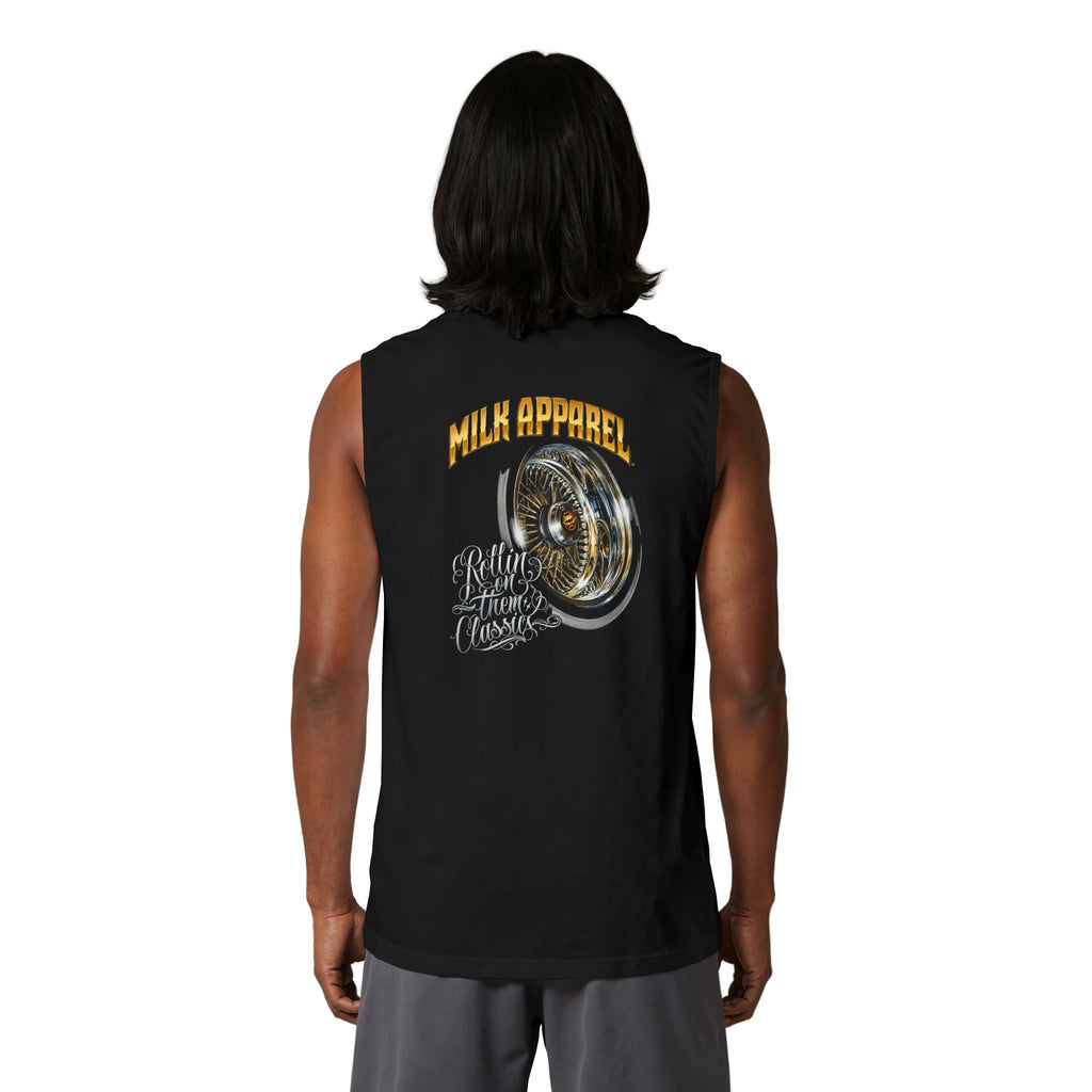 No Fear No Limits Muscle Tank — Motivational Graphic Fitness Tank
