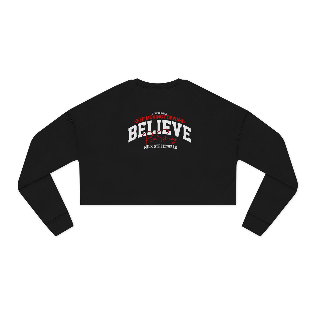 Believe' Angel Graphic, The World Is Yours Motivational Crop